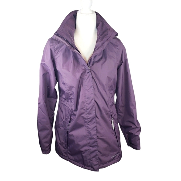 EDDIE BAUER Weatheredge Jacket & Scarf Purple Size M - Picture 16 of 16
